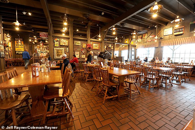 Cracker Barrels is deliberately designed to reflect an old country store selling traditional Southern fare and simple comfort food.