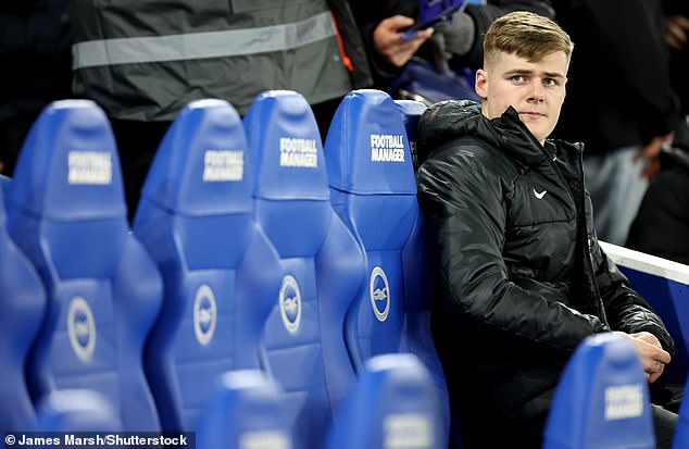 Brighton's Evan Ferguson is a surprise name and is set to win two Ballon d'Ors, according to AI