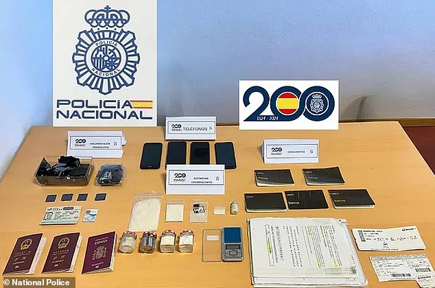 According to Spanish police, the Chinese trafficking gang falsified documents to facilitate the trafficking of immigrants to Europe