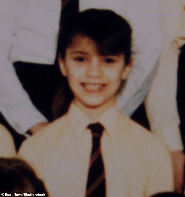 This smiling schoolgirl would go on to make waves in pop music and beyond. Here she appears as a pupil at her primary school in Goffs Oak, Hertfordshire.