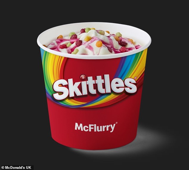 The fast food chain also launched an unexpected new item, the Skittles McFlurry, but the chewy, colorful twist on the classic dessert has already received mixed reviews from fans.