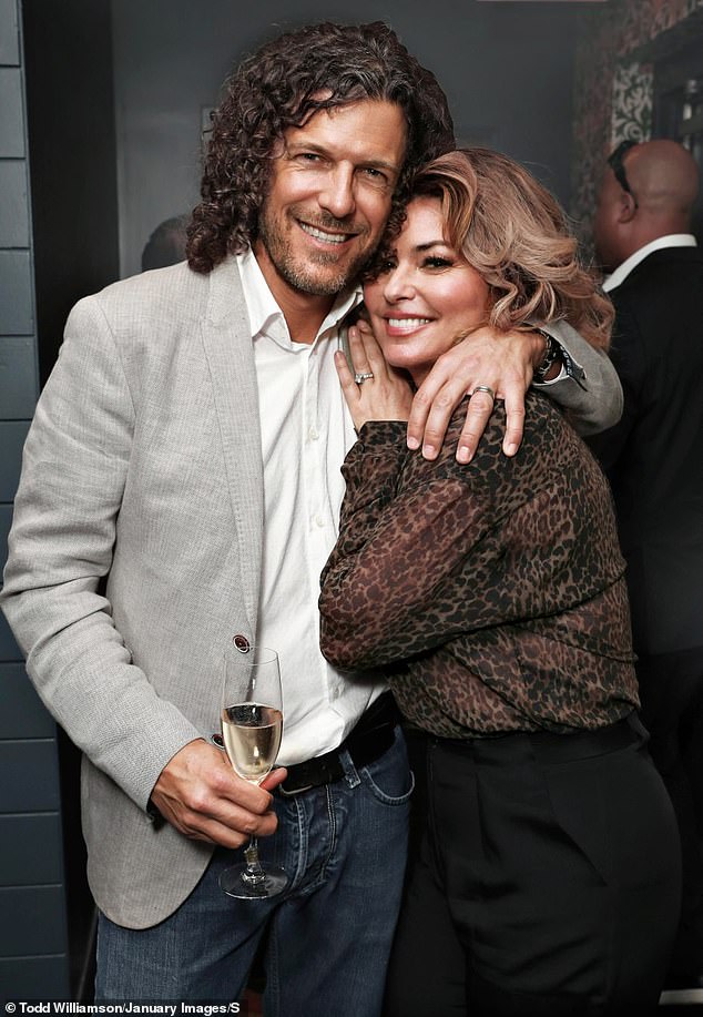 Shania married Marie-Anne's ex-husband, Frédéric Thiébaud, six months after their divorce was finalized in 2011 (pictured in 2018).