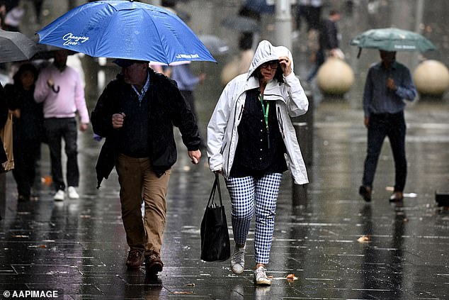 Mostly sunny skies over Adelaide on Wednesday are expected to turn to rain on Thursday.