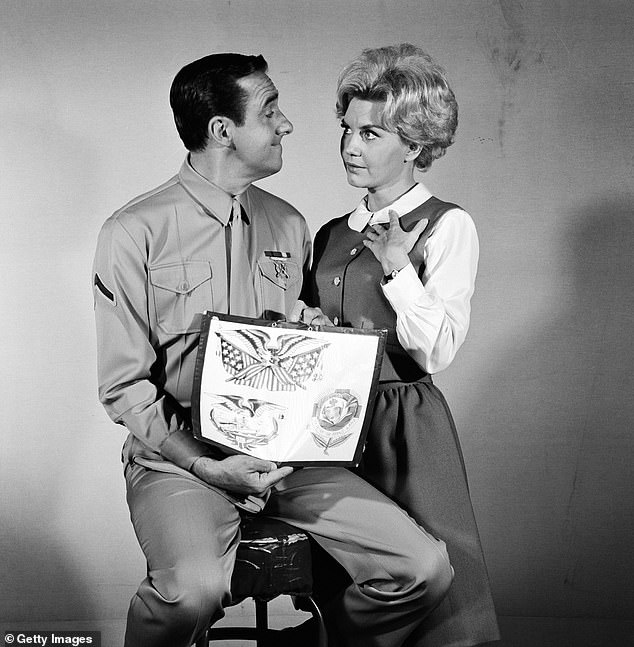 From 1966 to 1969, MacRae had one of her best-known roles as the girlfriend of the main character, Lou-Ann Poovie, in the Gomer Pyle comedy series, USMC. She appeared in 15 episodes; Pictured with star Jim Nabors in 1968.