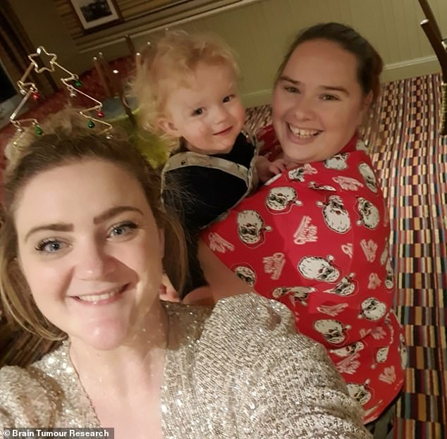 An emergency scan found her tumor was already growing back and she began an intensive chemotherapy routine with six-day treatment cycles, followed by 21 days off. The Bayliss-Watts said: 