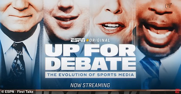 Smith was promoting the new ESPN+ series Up for Debate, which he produced.