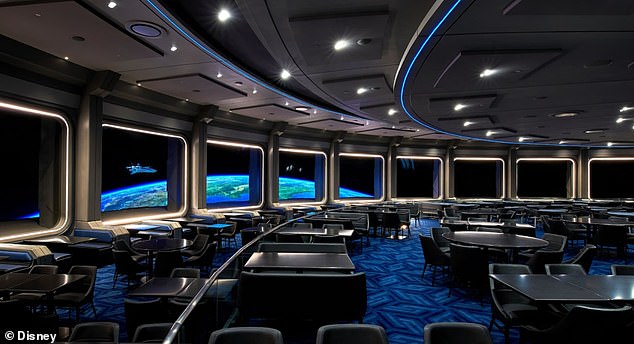 Their second most Disney World-worthy restaurant is Space 220, perfect for aspiring astronauts.