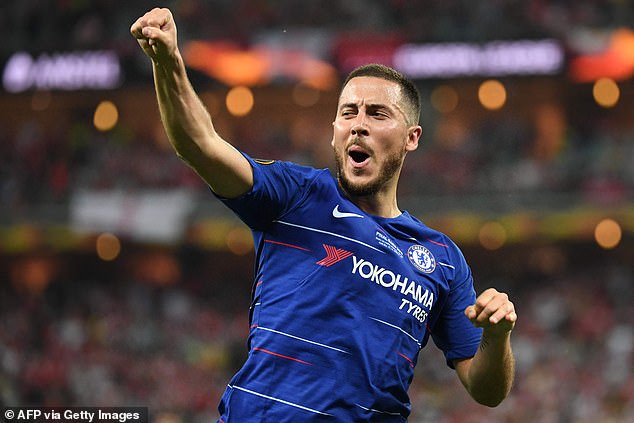 The defender described the Brazilian and Eden Hazard (pictured) playing 