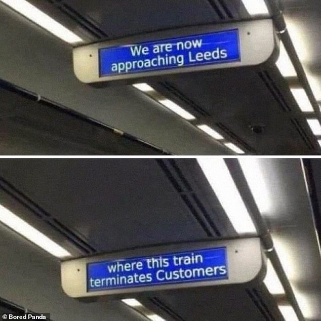 A simple mistake or a killer train that literally murders travelers when they arrive at a town in the north of England?