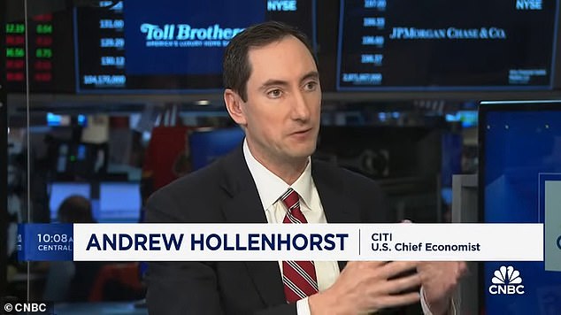 Citigroup chief economist Andrew Hollenhorst has warned about how the deterioration of the labor market is showing cracks in the US economy.