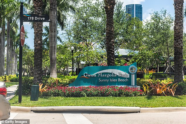 The alleged assault allegedly occurred at Gwen Margolis Park in Sunny Beach Isles, Florida, on Memorial Day.