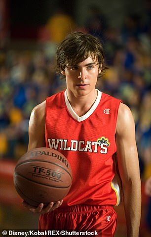 Efron has bulked up significantly since rising to fame in High School Musical (here), getting into tip-top shape for 2017's Baywatch in particular.