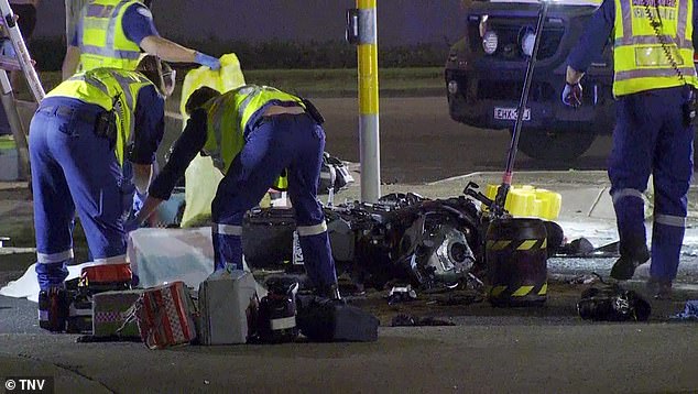 The close friends were part of a motorbike convoy headed to Ms Macquarie's presidency on Tuesday.