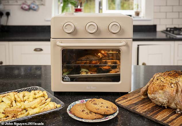 The Wonder Oven's compact size is a drawback. About six cookies fit on two trays. It's no use if you're baking for a crowd.