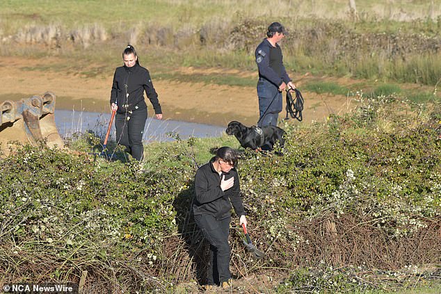 The phone is believed to have been found by a police sniffer dog.