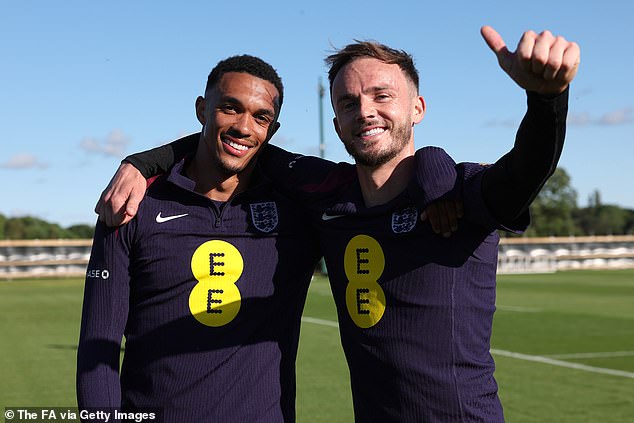 There were also broad smiles from Trent Alexander-Arnold and James Maddison at Darlington.