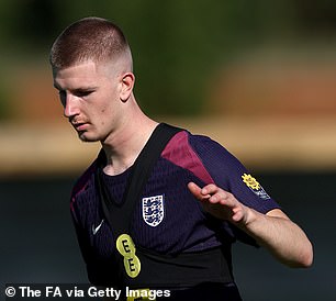 Palace's Adam Wharton was also training after his first senior call-up