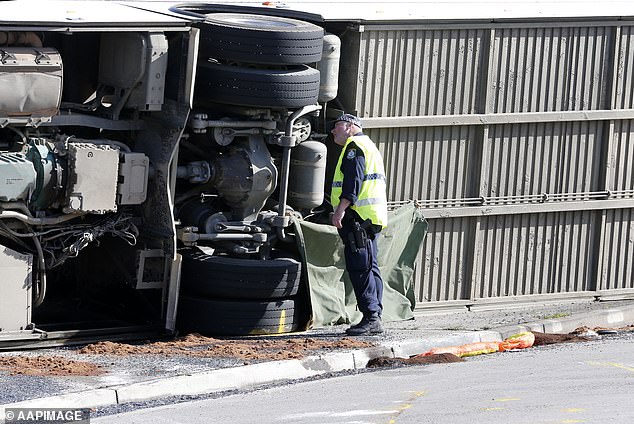 Button told officers he had not been looking at speed before the crash.