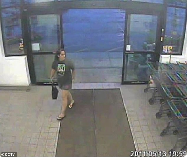 The next day, Amy was seen alone on a surveillance camera at a supermarket 120 miles away, near Rockford, after having purchased a pen, paper and some envelopes.