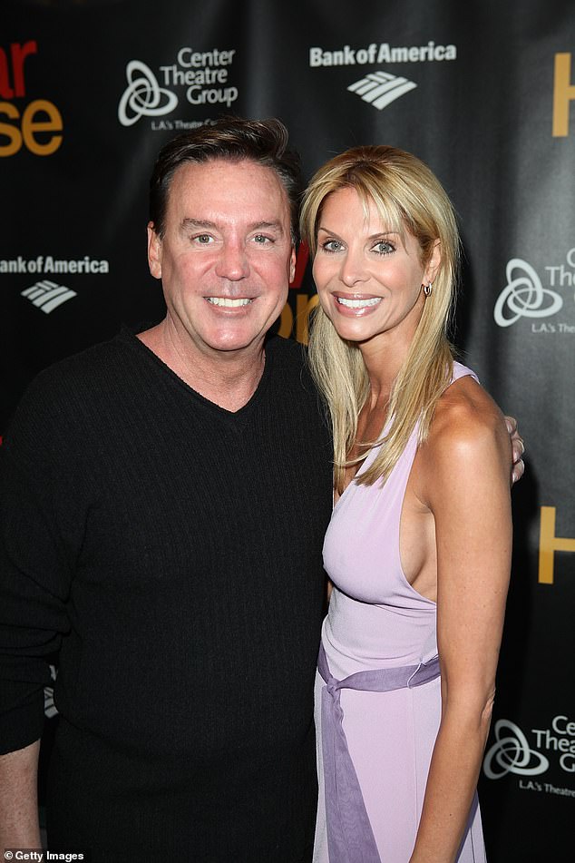 Gould said her husband Kriski was still able to communicate, and his jocular demeanor and good humor suggest a smooth recovery is ahead; They are photographed together in 2012 in Los Angeles.