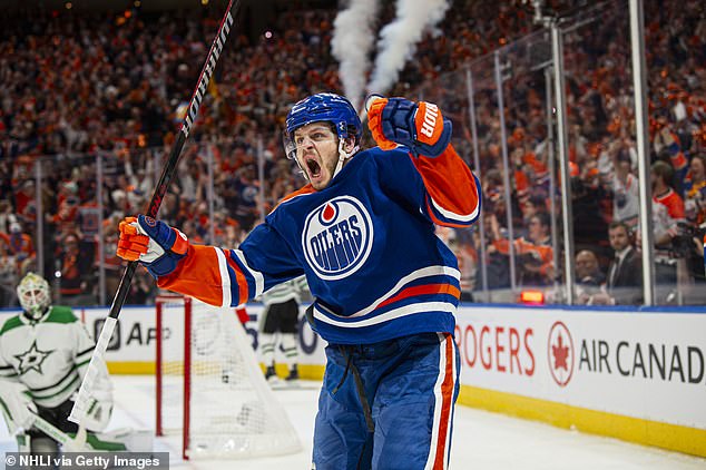 Mattias Janmark scored the goal that broke the deadlock and gave Edmonton the victory.