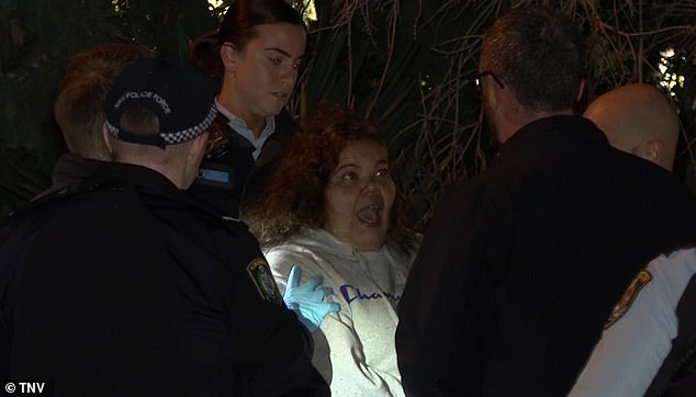 Nikita Kirby, 31, was charged with murder (domestic violence) on Wednesday. She appears in the photo during her arrest.