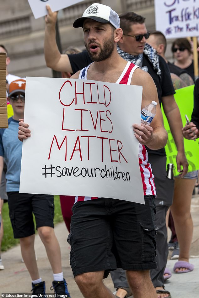 A protest against pedophilia in St Paul, Minnesota