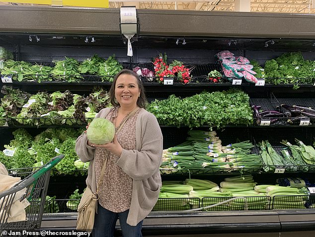 Amy only has to go to the grocery store every three weeks thanks to her strict getting ready routine.