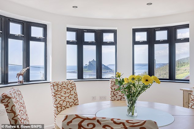 The house is decorated in Art-Deco style with views of the famous St. Michael's Mount.