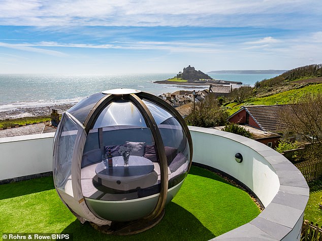 Spinnakers has stunning views of the island from the roof terrace and even has a spinning pod worth around £9,000 that offers panoramic views of the coast.