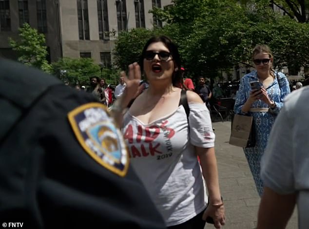 These protesters shouted at the couple: 'Fuck the Queen' and 'fuck the King'.