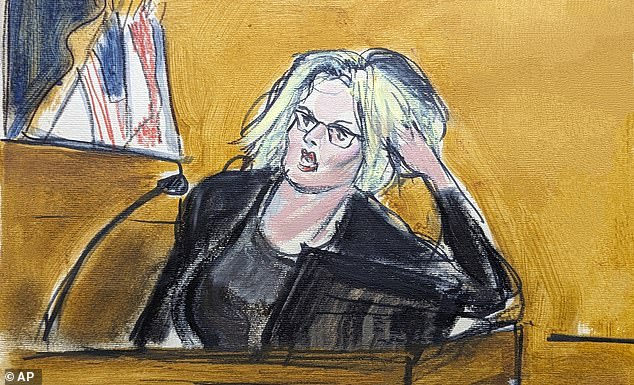 At the center of the charges are refunds paid to Cohen for a $130,000 hush money payment to adult film star Stormy Daniels (pictured in a court sketch during her testimony on May 7, 2024) in exchange for not making public her claim about a 2006 incident. sexual encounter with Trump