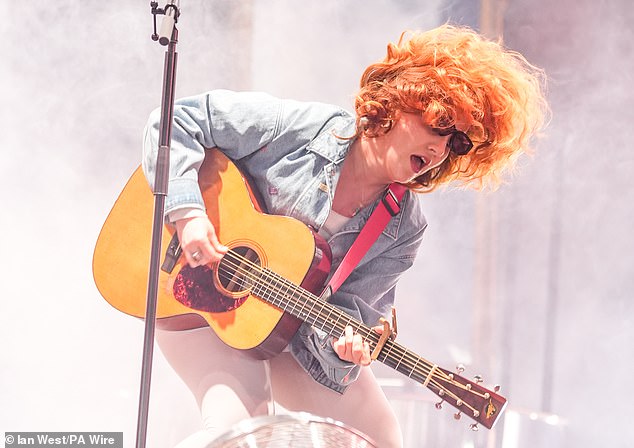 CMAT's debut studio album, If My Wife New I'd Be Dead, was released in February 2022 and reached number one in Ireland (pictured at BBC Radio1 Big Weekend festival)