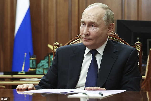 Vladimir Putin (pictured) stated that his nation was 