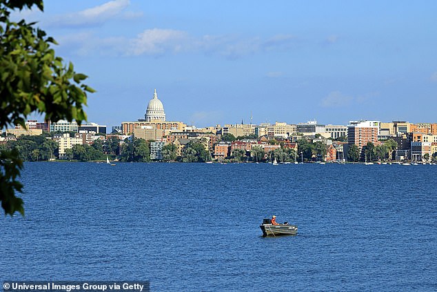 Archaeologists have been investigating Lake Mendota (pictured) since 2021