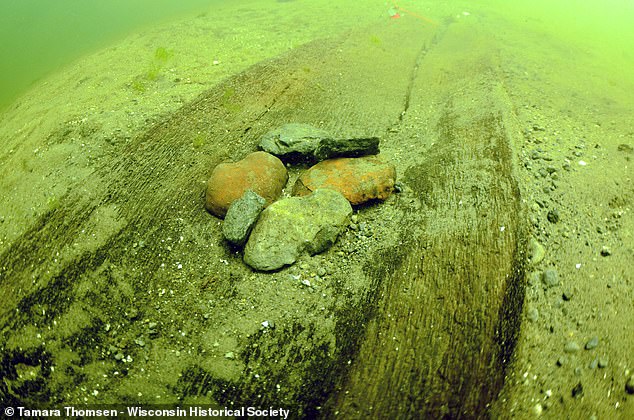 The canoes were found with meticulously placed rocks on top and below the surface, which experts speculated was done to ensure the boats did not warp during the winter months.