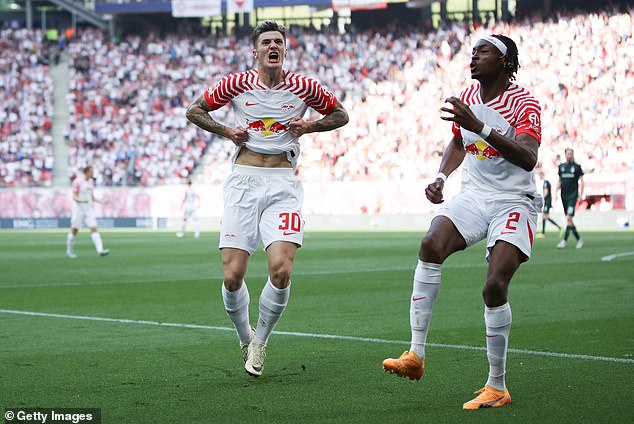 Sesko enjoyed a brilliant campaign with Leipzig, scoring 18 goals in all competitions.