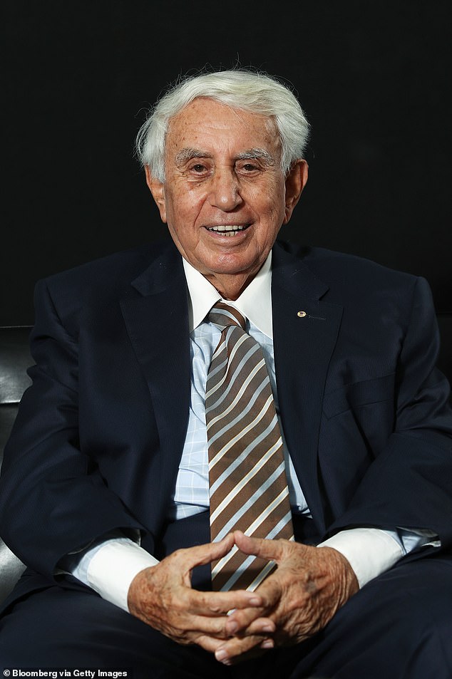 Meriton real estate magnate Harry Triguboff (pictured) is worth $26.49 billion.