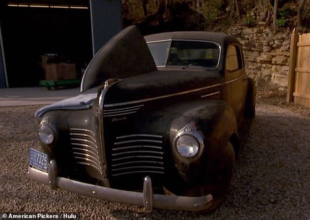 Frank became fascinated by a vintage Plymouth Coupe that had been in the ground for almost four decades.