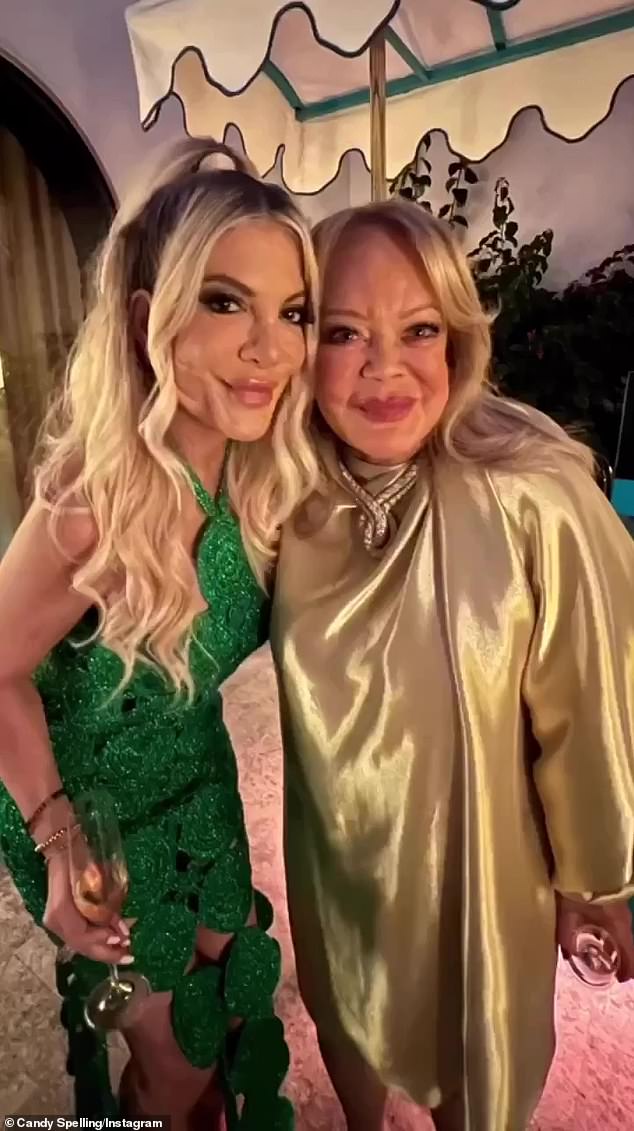 When the Los Angeles-born baby's famous producer father, Aaron Spelling, died, at age 83, in 2006, she only received an $800,000 inheritance from his $600 million fortune because her mother Candy Spelling (right, in the photo of 2023, who was the executor) disapproved. of his notorious spending habits