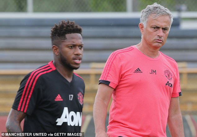 Mourinho will be reunited with Fred, who did not feature prominently under him at United.