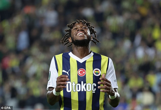 Fred signed for Fenerbahce last year and has so far made 35 appearances for the Turkish team.