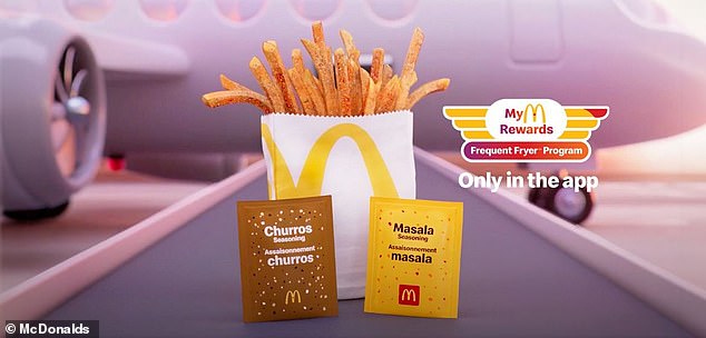 McDonald's McShaker fries with churros and masala flavor, but only in Canada