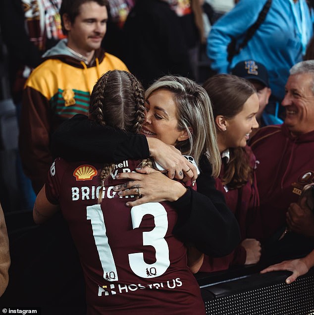 Kate has been Ali's biggest supporter and her partner has regularly been seen hugging in the stands after a win, and their kiss after a game made their relationship public.