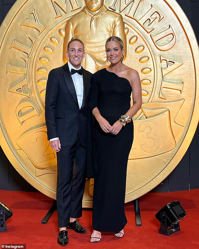 The couple have shared the red carpet at many major events in recent years, including the Dally M Awards (pictured).