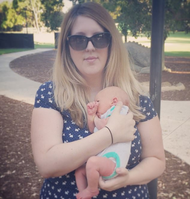 Riley Hughes (pictured with his mother Catherine) was healthy when he died of whooping cough at just one month old in 2015.