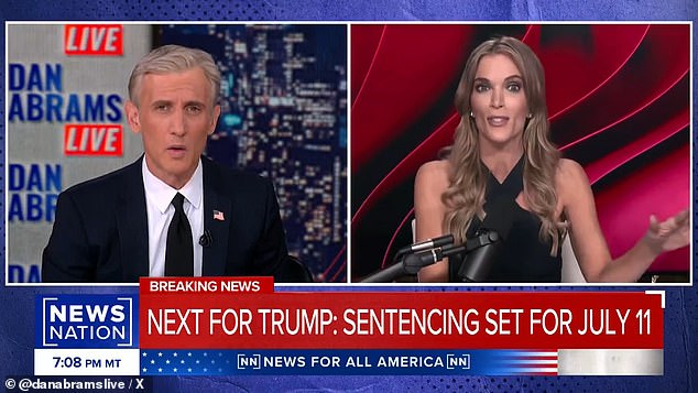 Kelly, who has a long history of clashing with the former president, appeared as a guest on Dan Abrams Live on News Nation to react to the day's news.