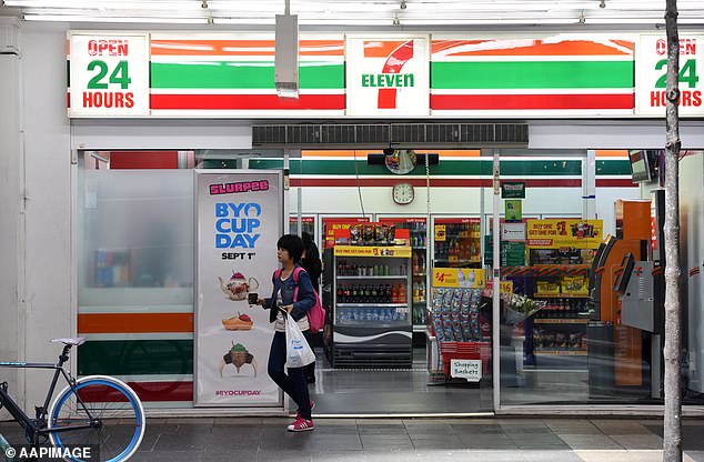 The head of 7-Eleven's Australian operations has flagged major changes to the look and feel of its 750 stores and the products they will offer.  Pictured is a 7-Eleven store in Brisbane.