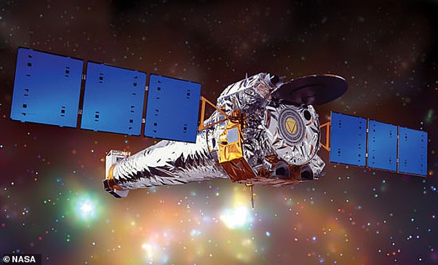 Dr. McDowell works with NASA's Chandra X-ray telescope (above), launched in 1999 to collect X-ray emissions from exploded stars, distant galactic clusters, and the matter swirling in black holes. The Chandra team partially shut down the satellite to weather the solar storm