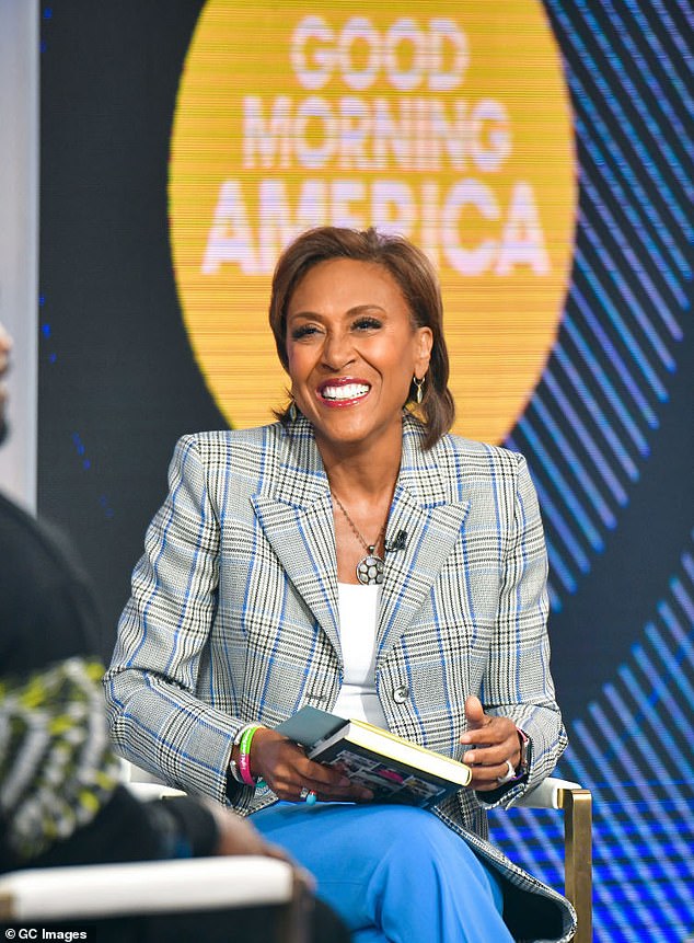 Godwin's tenure was successful in the ratings, but he received internal criticism over his remote leadership and management style. Pictured is Robin Roberts, the host of ABC's Good Morning America.